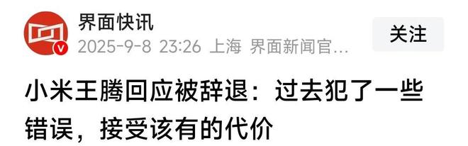 泄露机密移交证物雷军拍板永不录用！不朽情缘app小米高管王腾被辞退(图9)